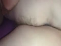 I enjoy giving my girlfriend's bushy muff a finger fuck.